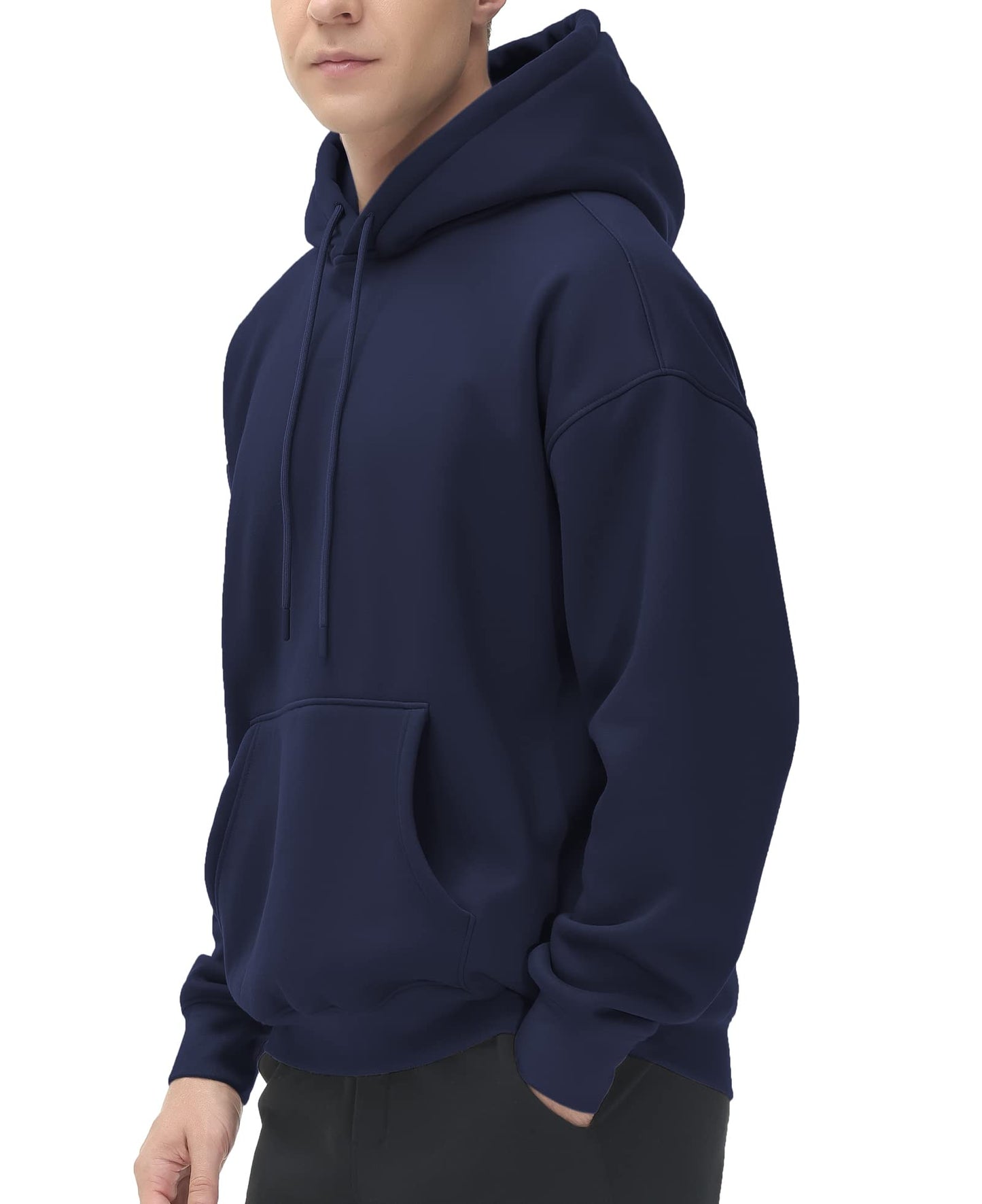 Men's Fleece Pullover Hoodie Loose Fit Ultra Soft