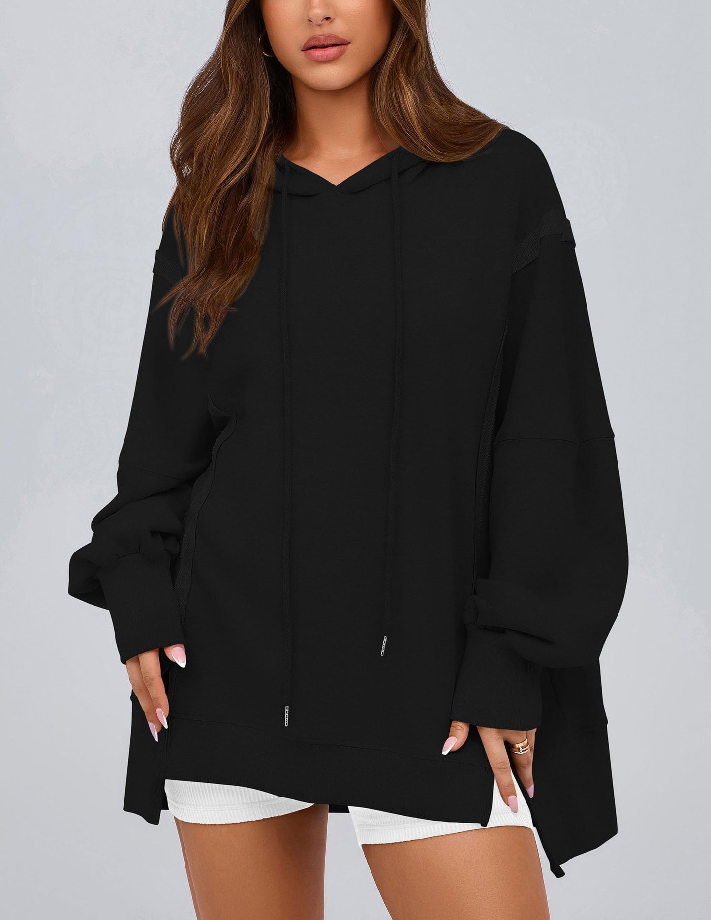 Womens Oversized Hoodie 2025 Spring Sweatshirt Long Sleeve
