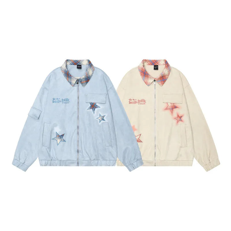 Star Embroidered Jacket for Women