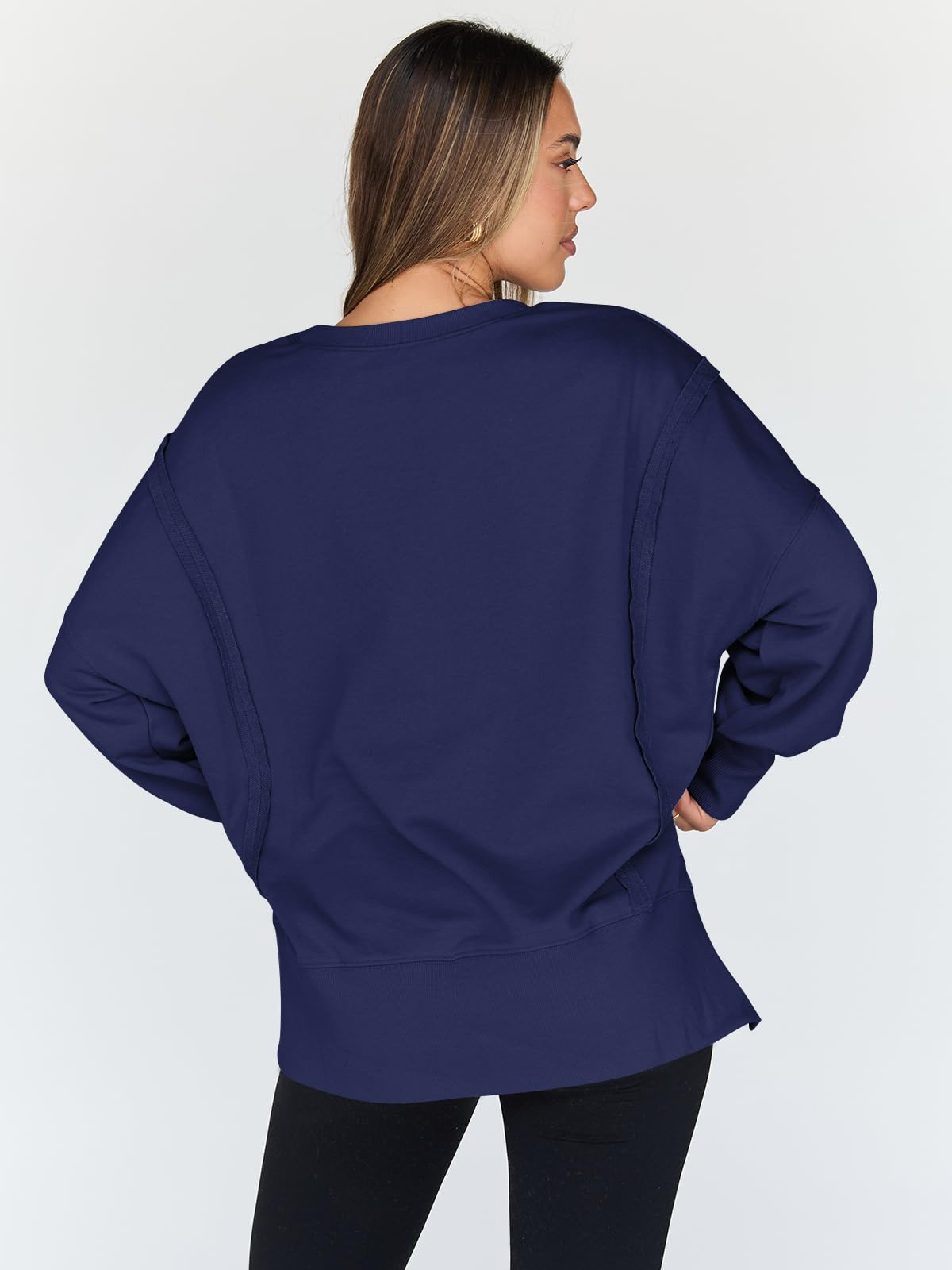 Womens Oversized Sweatshirts Hoodies Crewneck Shirts Fall Outfits