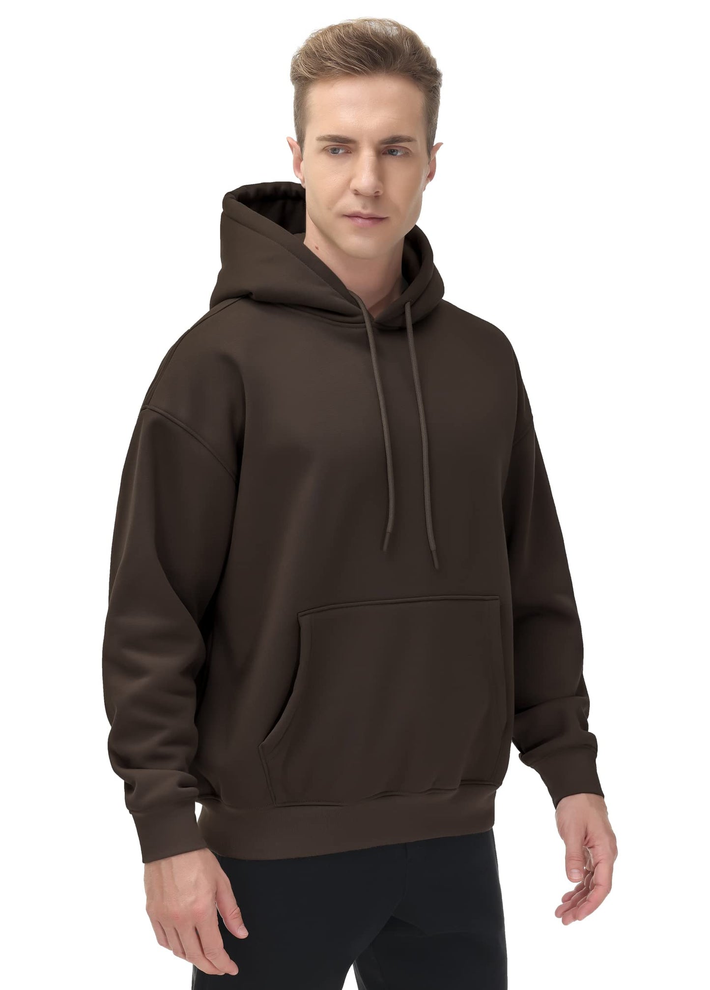 Men's Fleece Pullover Hoodie Loose Fit Ultra Soft