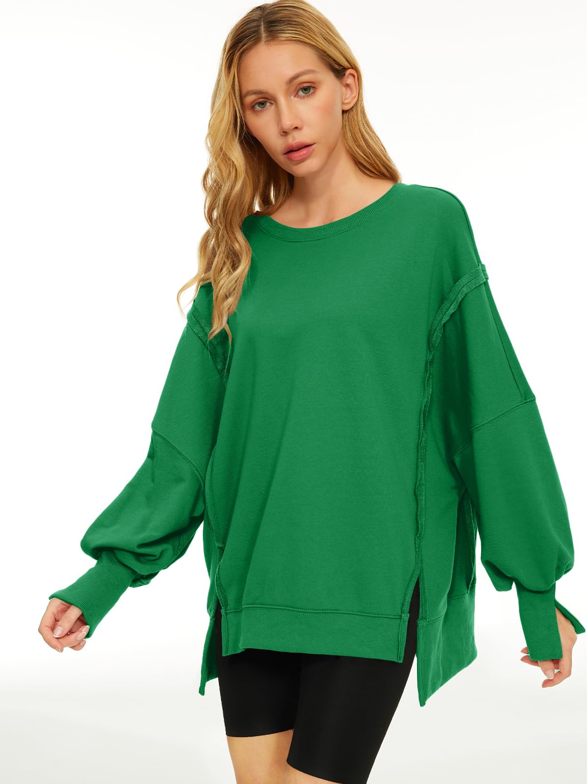 Womens Oversized Sweatshirts Hoodies Crewneck Shirts Fall Outfits