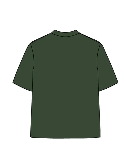 270g Cotton Cartoon Hip-hop Rap God Wash T-shirt