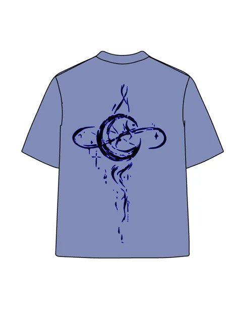 270g Cotton Black Planet Wash Old T-shirt
