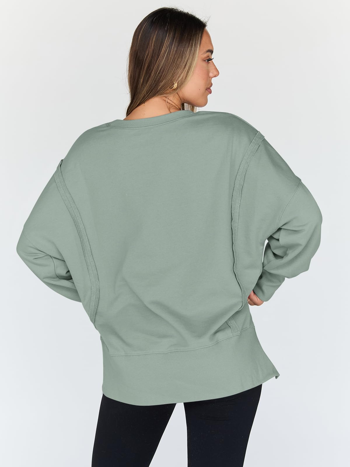 Womens Oversized Sweatshirts Hoodies Crewneck Shirts Fall Outfits