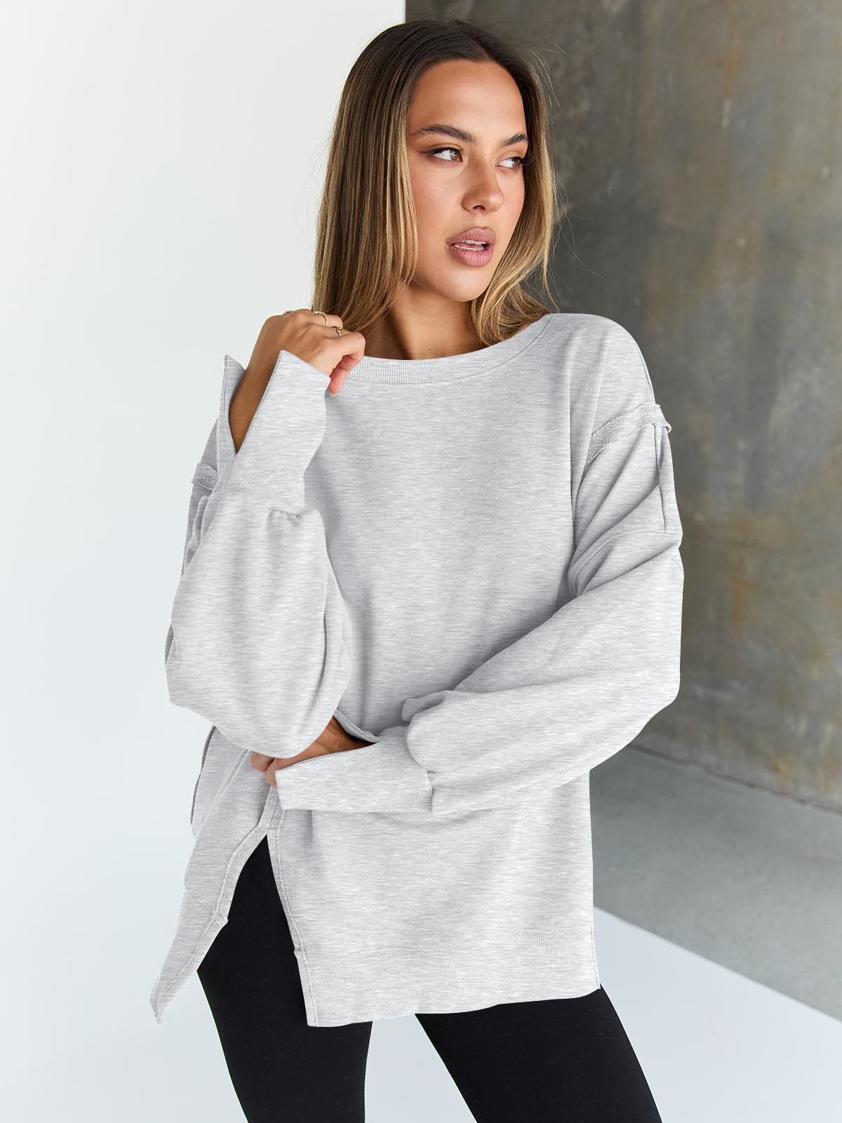 Womens Oversized Sweatshirts Hoodies Crewneck Shirts Fall Outfits