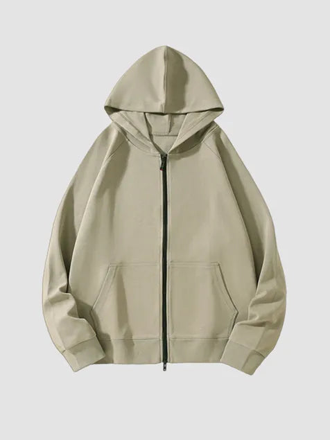 400g Cotton Zip-up Hoodie