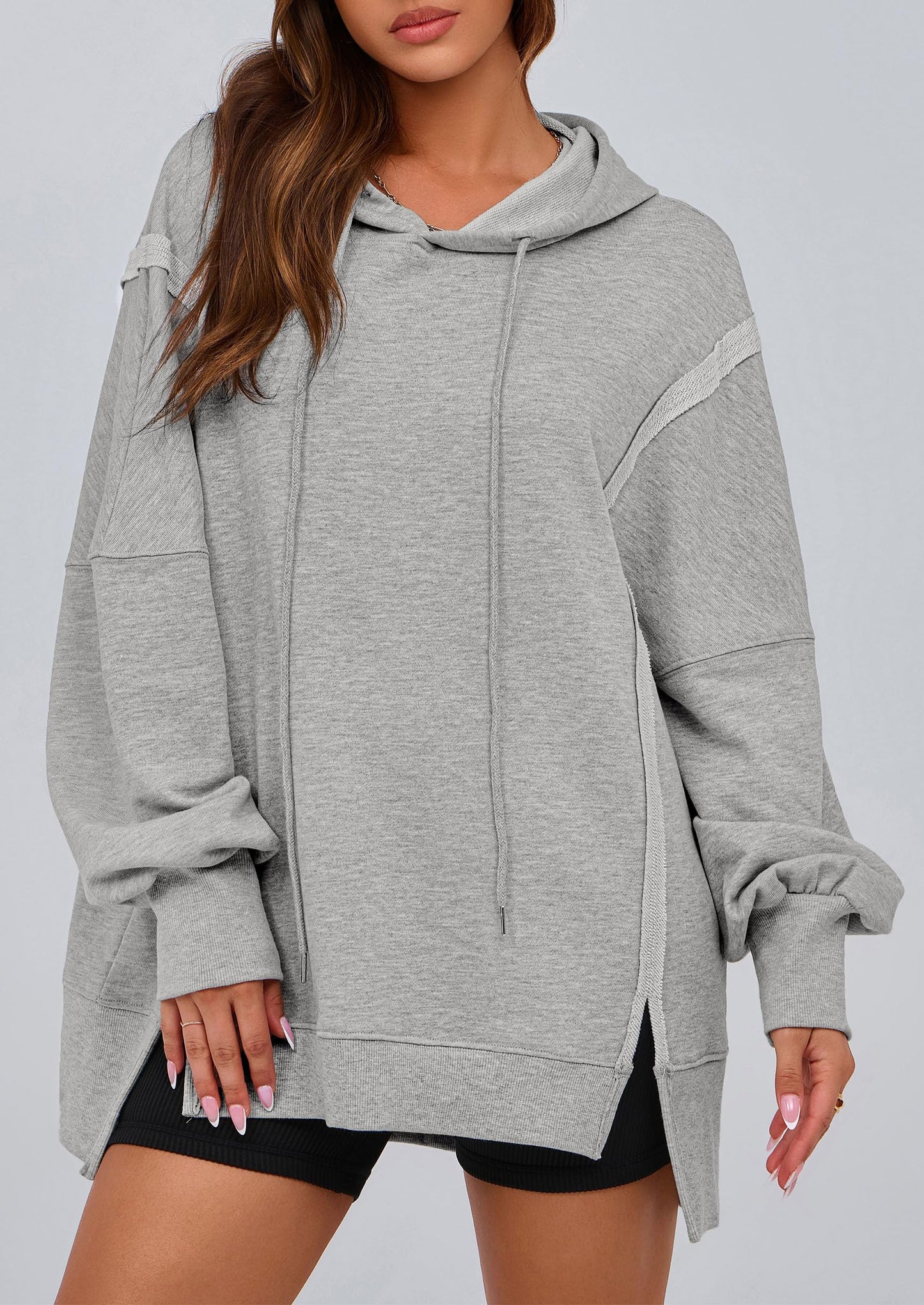 Womens Oversized Hoodie 2025 Spring Sweatshirt Long Sleeve