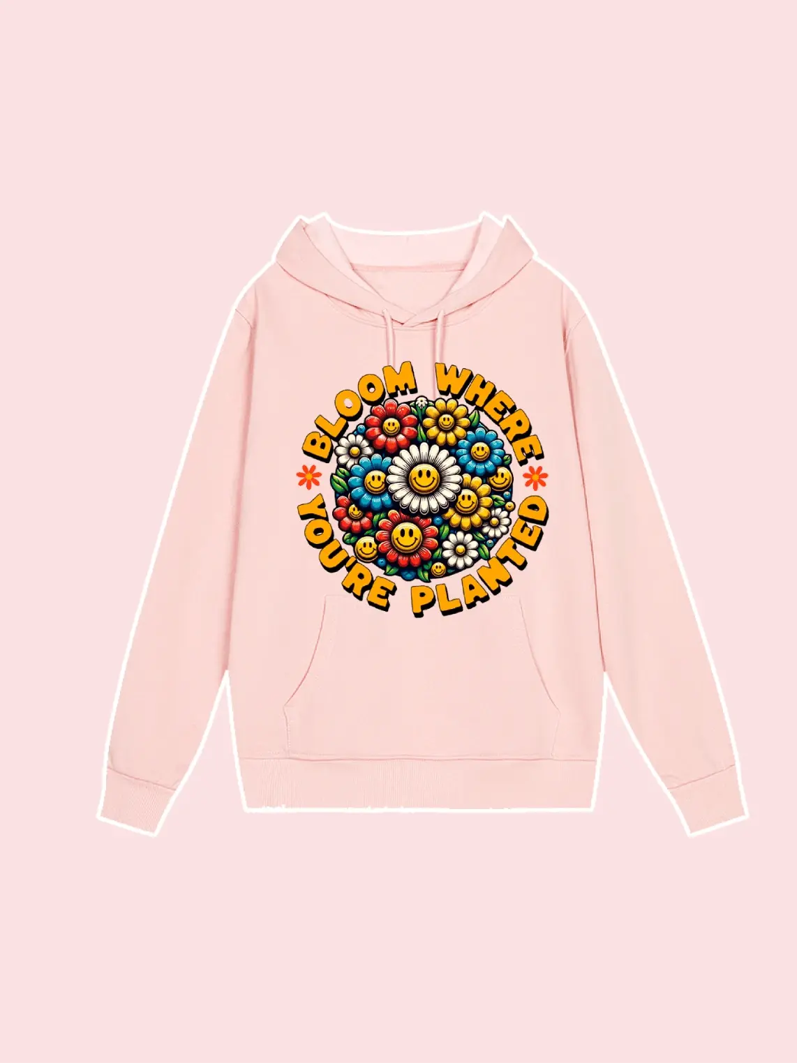 You're Planted Where Bloom Graphic Hoodie