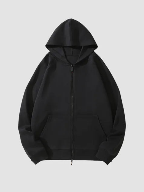 400g Cotton Zip-up Hoodie