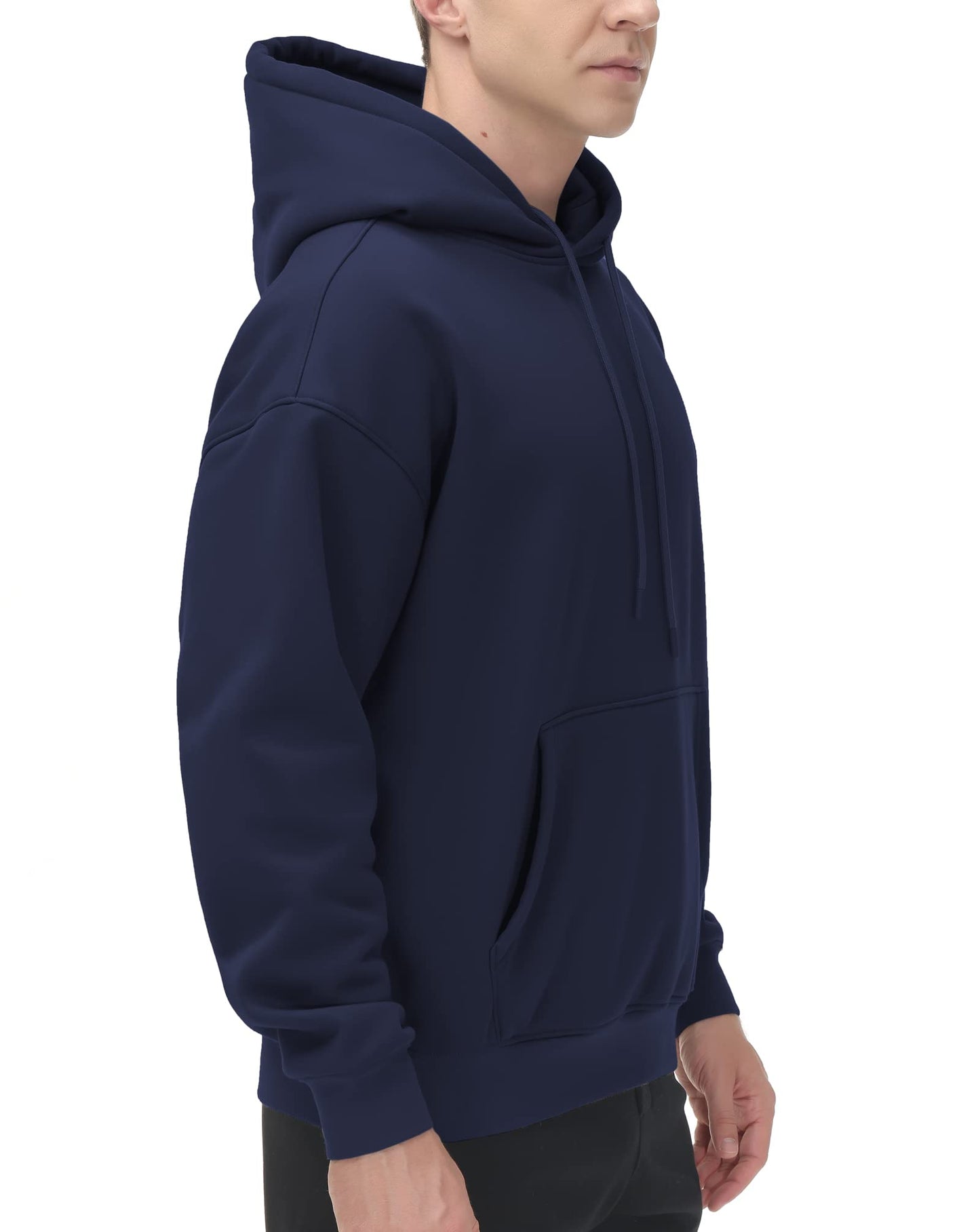 Men's Fleece Pullover Hoodie Loose Fit Ultra Soft