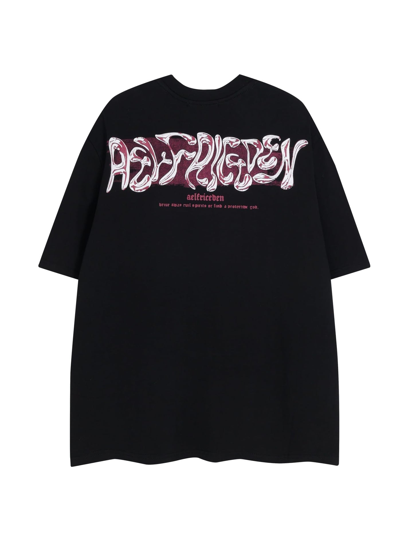 Metalic Graphic Tees Men Y2k Oversized T Shirts Women Vintage Tees Unisex Summer Tops