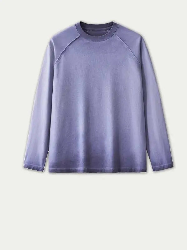 Men's Retro Washed Long Sleeve T-Shirt
