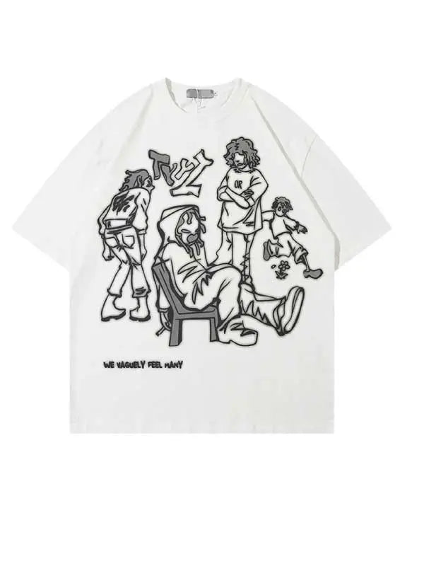 Women's Pink Street Style Short Sleeve T-Shirt