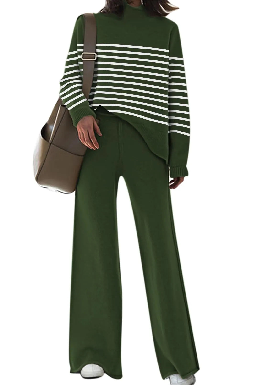 Womens 2 Piece Outfit Set Long Sleeve