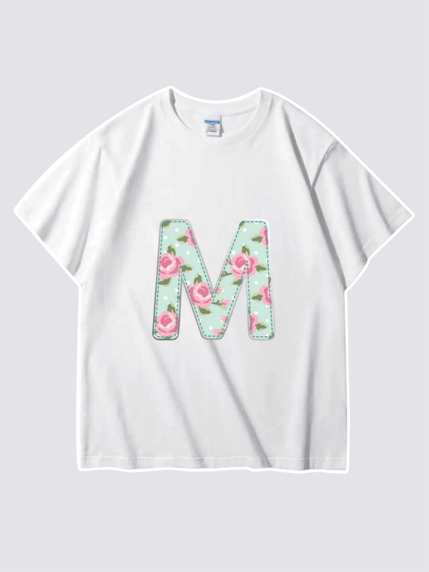 Floral Graphic T-shirts For Mom