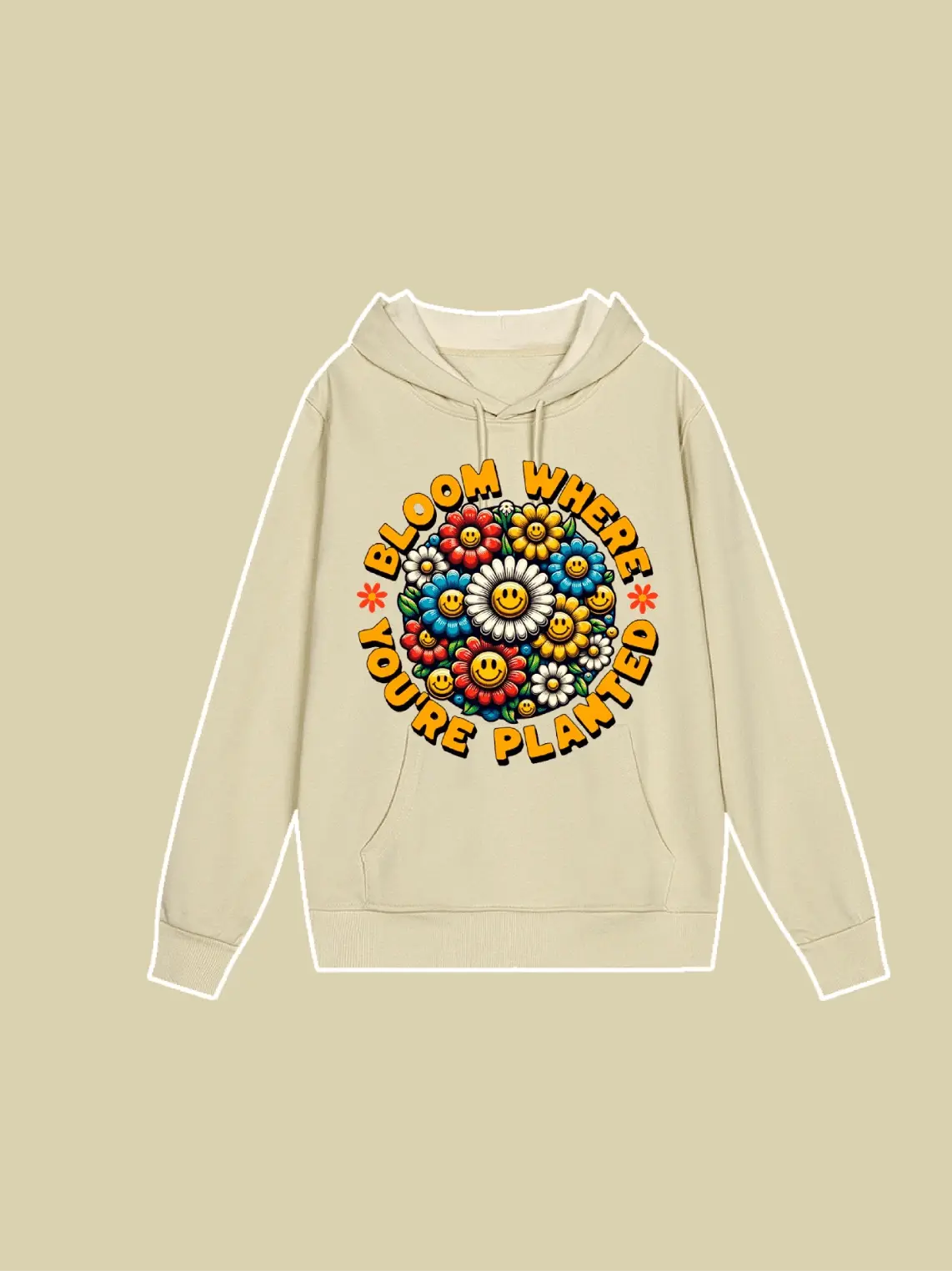 You're Planted Where Bloom Graphic Hoodie