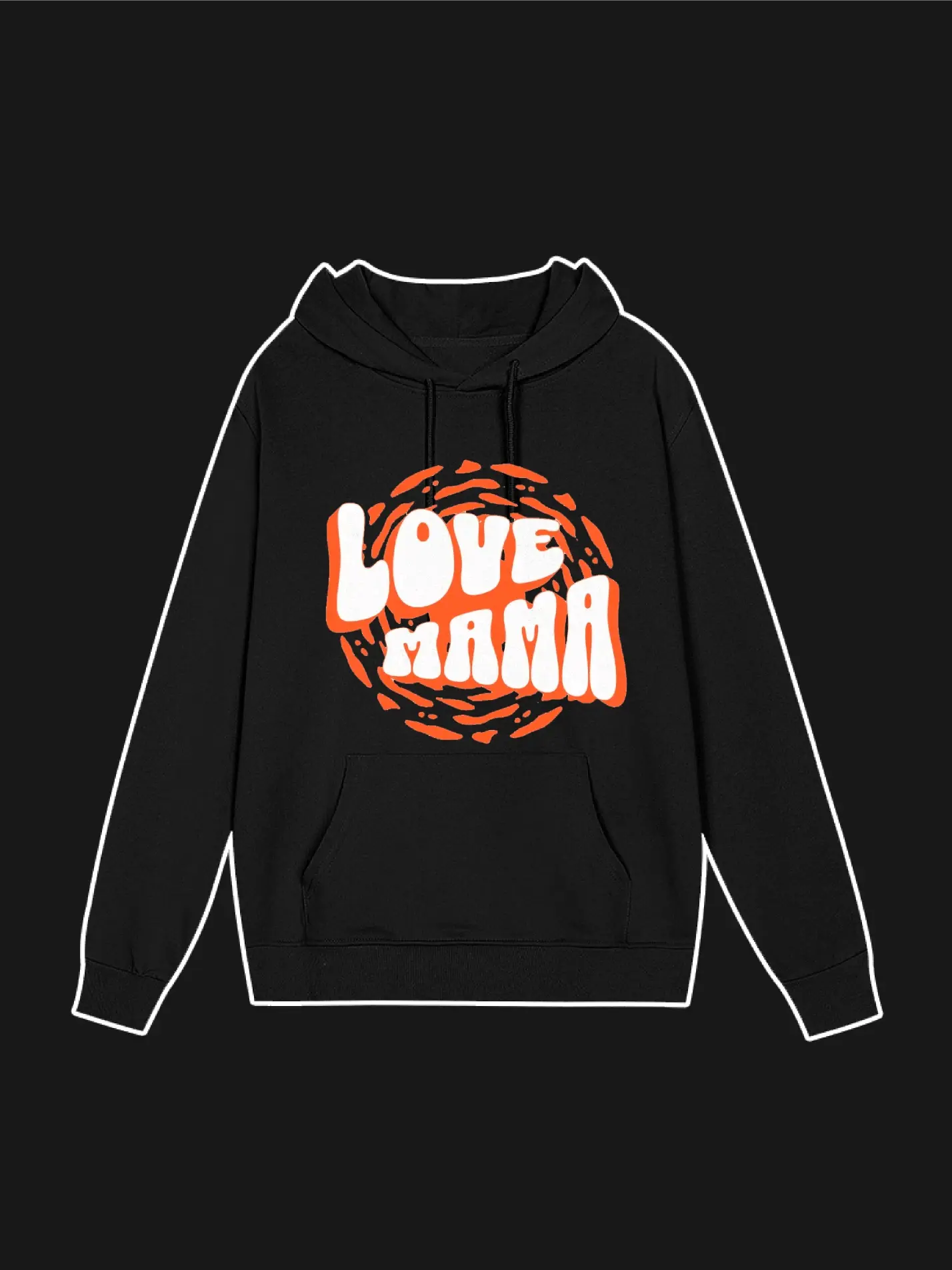 Love MAMA Graphic Hoodie