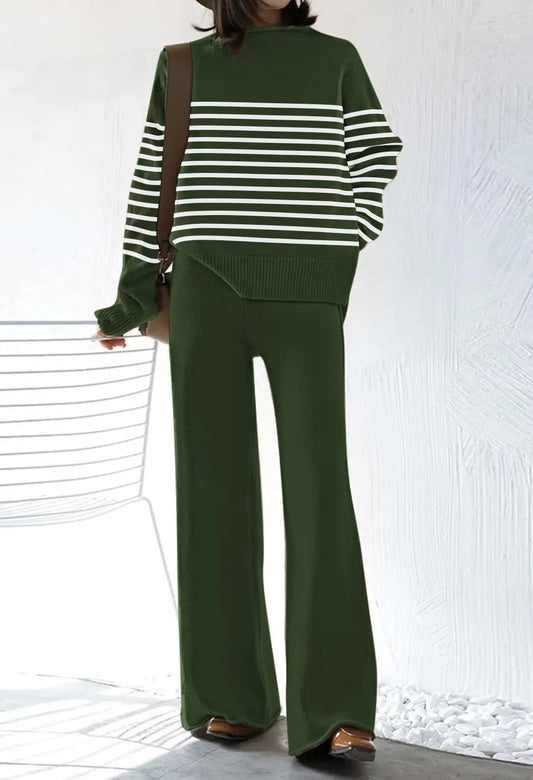 Womens 2 Piece Outfit Set Long Sleeve