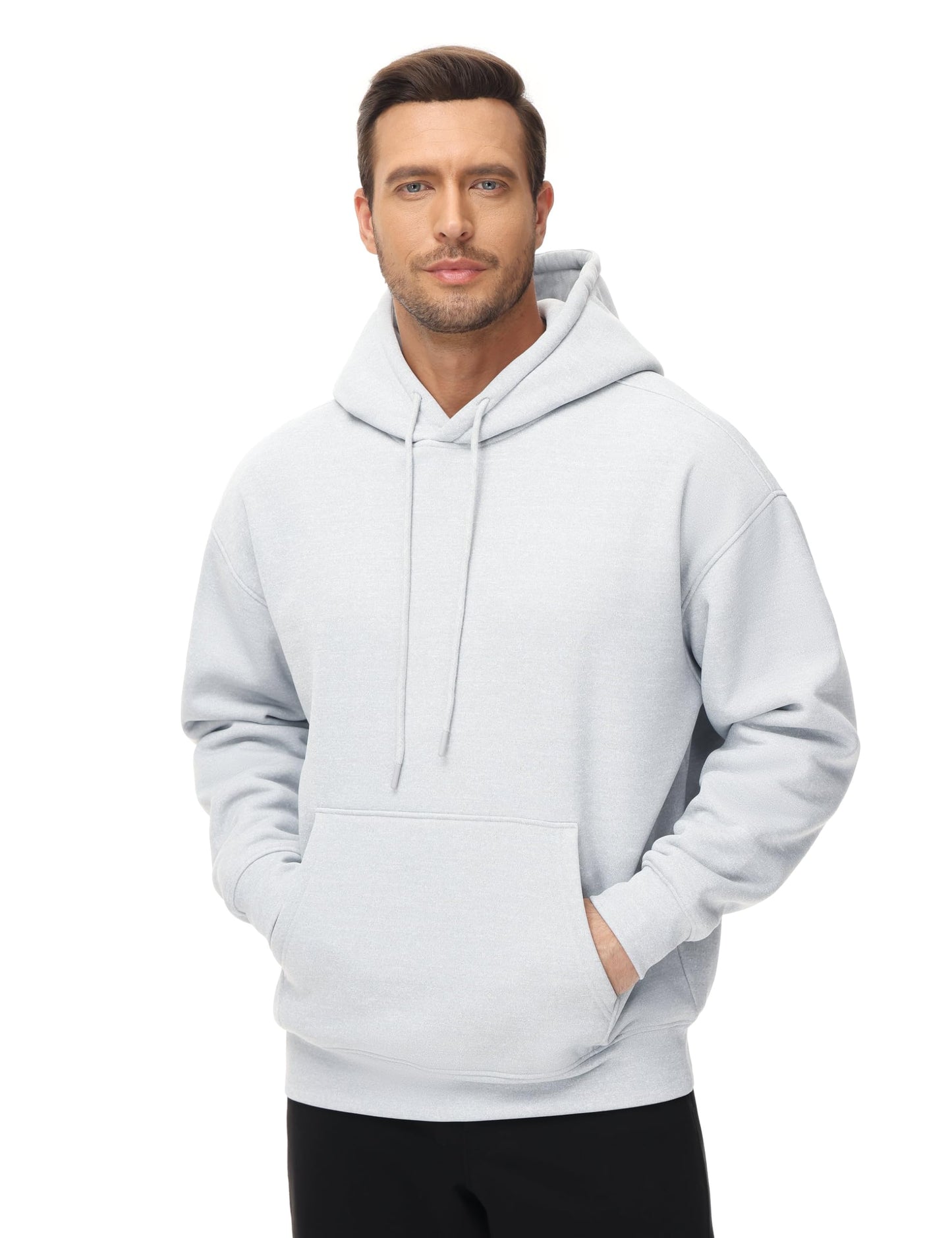 Men's Fleece Pullover Hoodie Loose Fit Ultra Soft