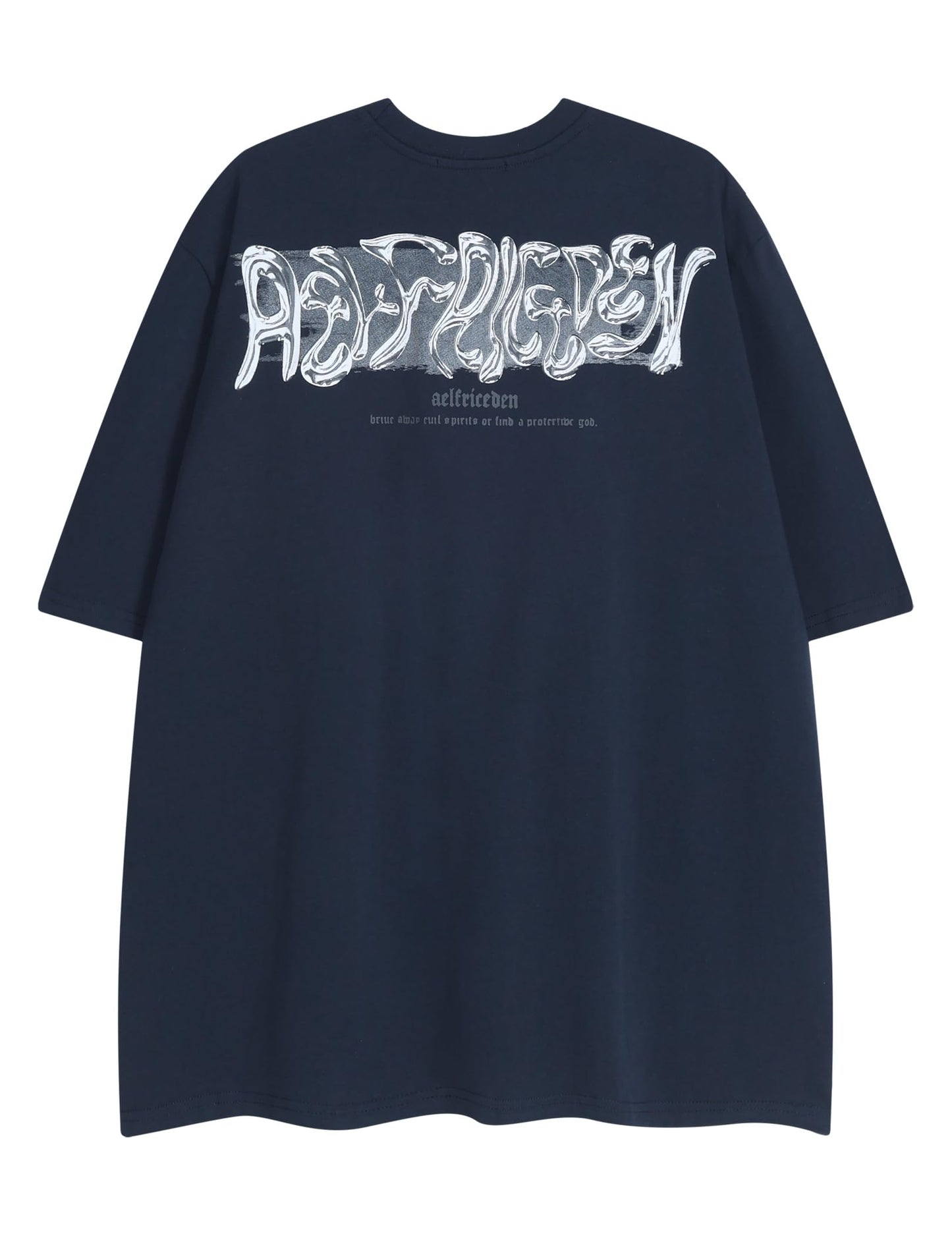 Metalic Graphic Tees Men Y2k Oversized T Shirts Women Vintage Tees Unisex Summer Tops