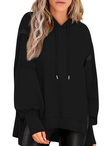 Womens Oversized Hoodie 2025 Spring Sweatshirt Long Sleeve