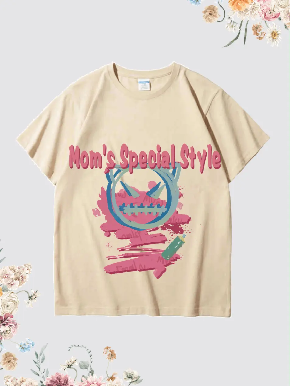 Mother's Day Heat Transfer Graphic T-Shirt