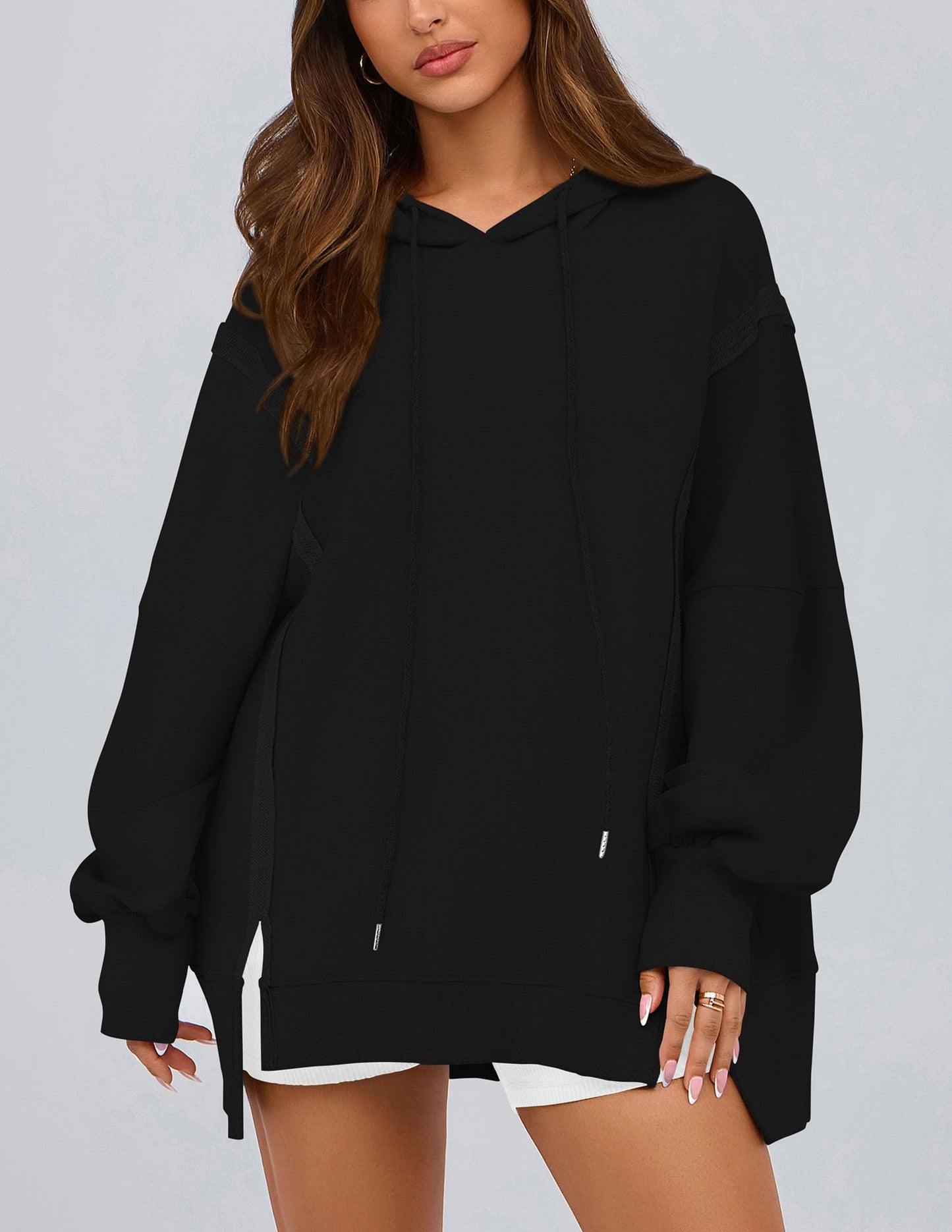 Womens Oversized Hoodie 2025 Spring Sweatshirt Long Sleeve