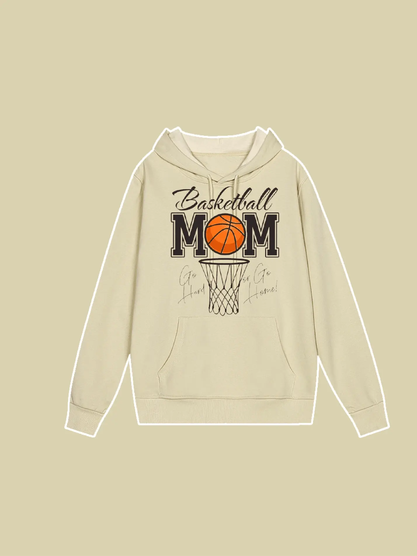 Basketball Mom Graphic Hoodie