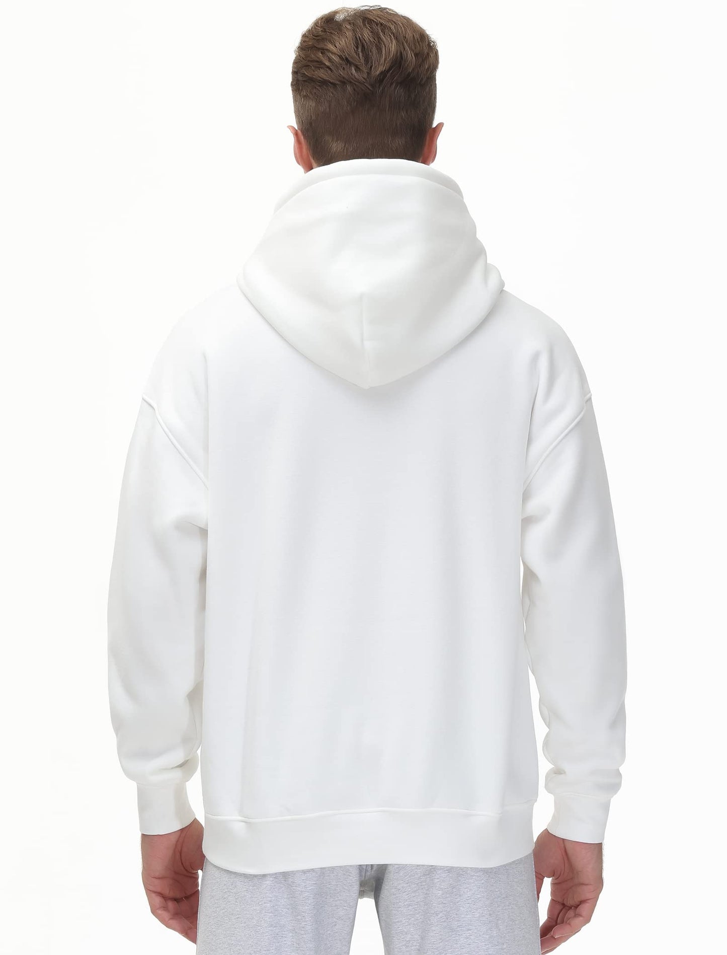 Men's Fleece Pullover Hoodie Loose Fit Ultra Soft