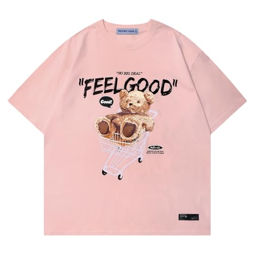 Oversized Graphic Tees Men Streetwear Casual Summer Tops Unisex T-Shirt