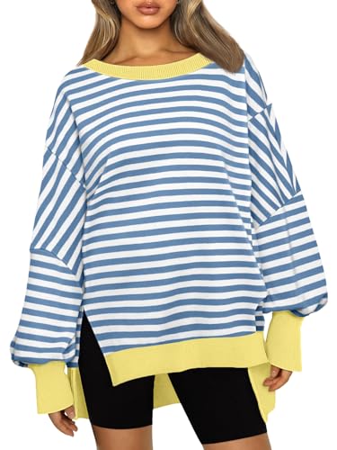 Womens Oversized Sweatshirts Hoodies Crewneck Shirts Fall Outfits