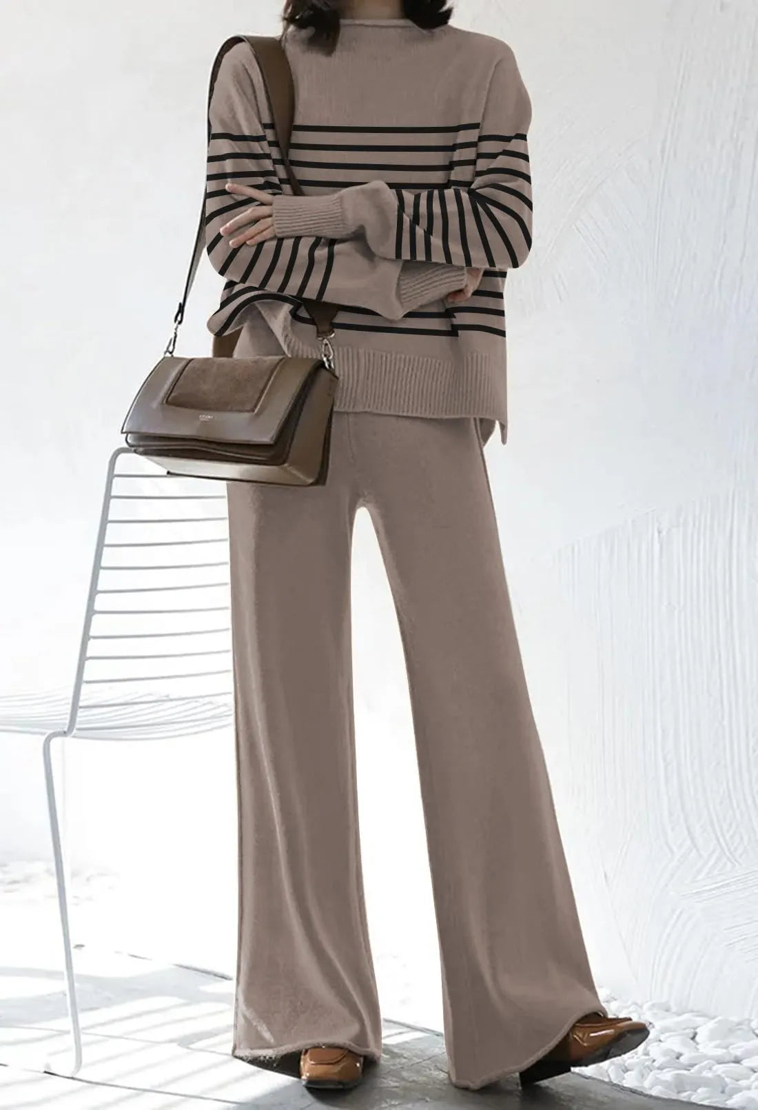 Womens 2 Piece Outfit Set Long Sleeve