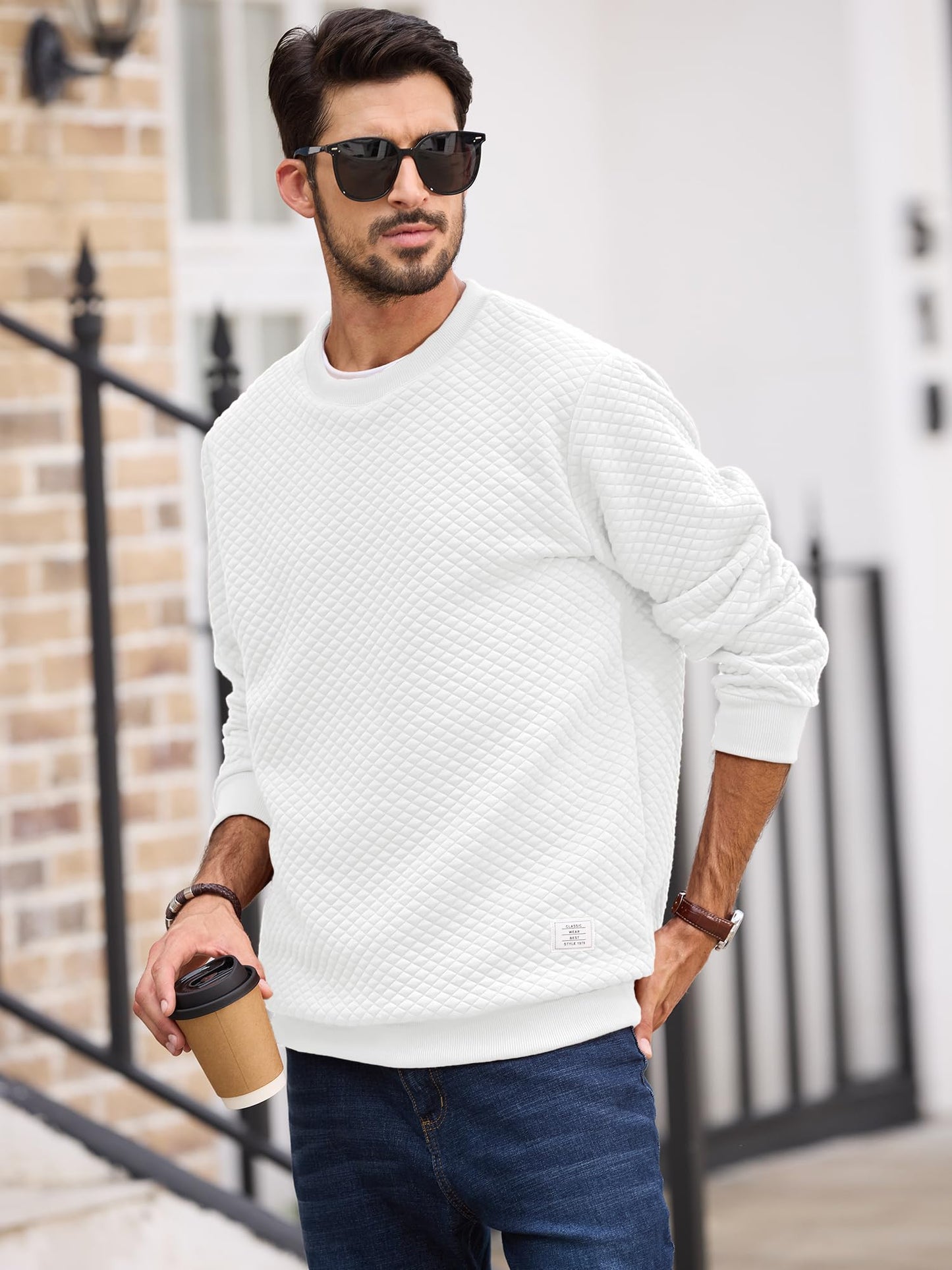 Men's Crewneck Sweatshirts Solid