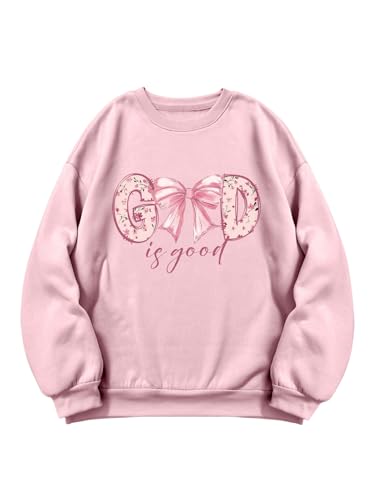Women's Letter Graphic Print Long Sleeve Sweatshirt Pullover Tops
