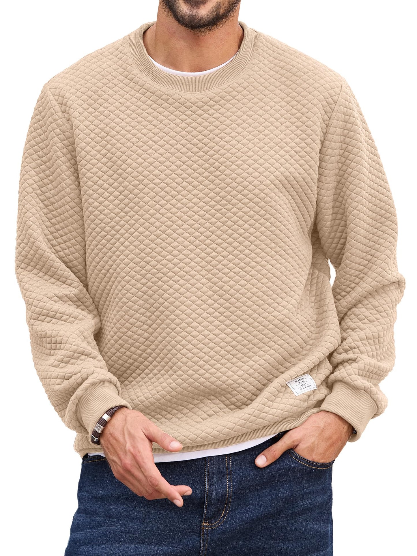 Men's Crewneck Sweatshirts Solid