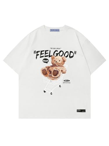 Oversized Graphic Tees Men Streetwear Casual Summer Tops Unisex T-Shirt