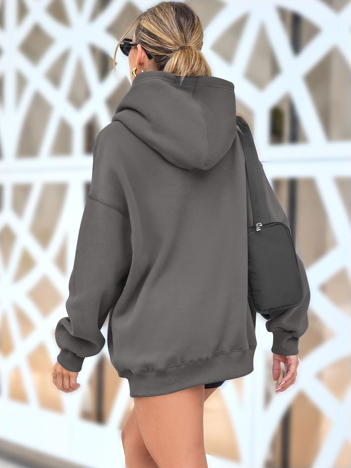 Womens Oversized Sweatshirts Fleece Hoodies Long Sleeve Shirts
