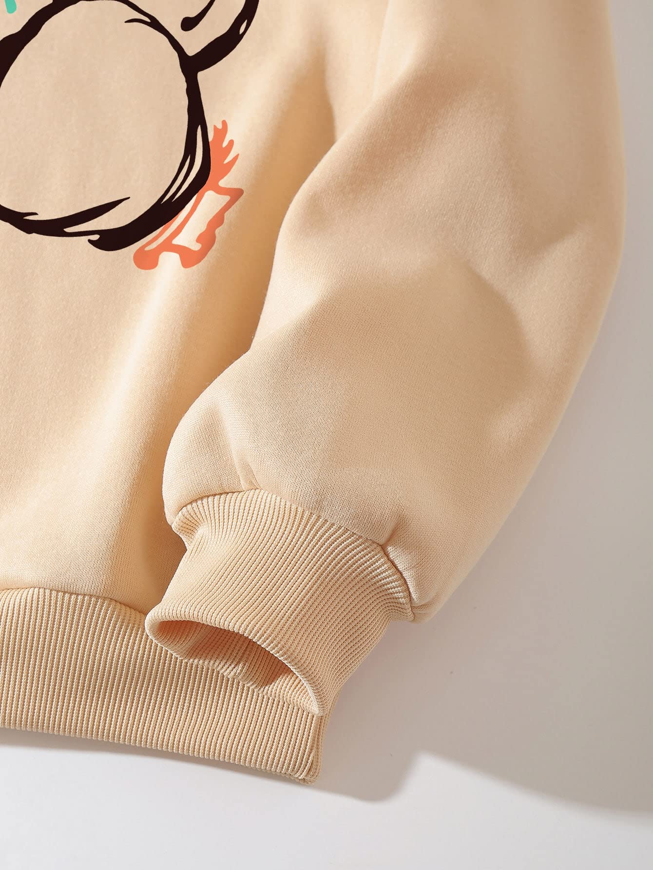 Women's Letter Graphic Print Long Sleeve Sweatshirt Pullover Tops
