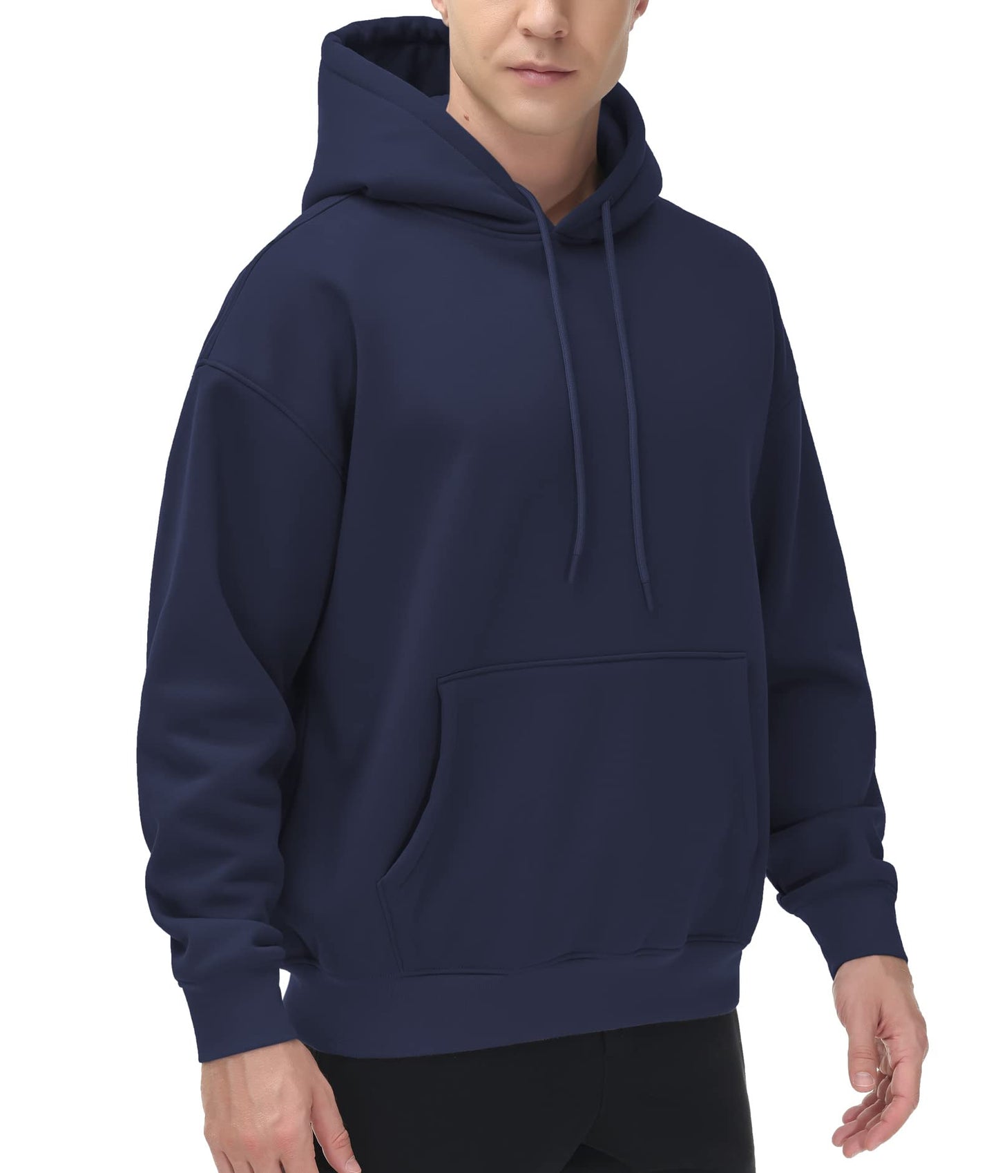 Men's Fleece Pullover Hoodie Loose Fit Ultra Soft
