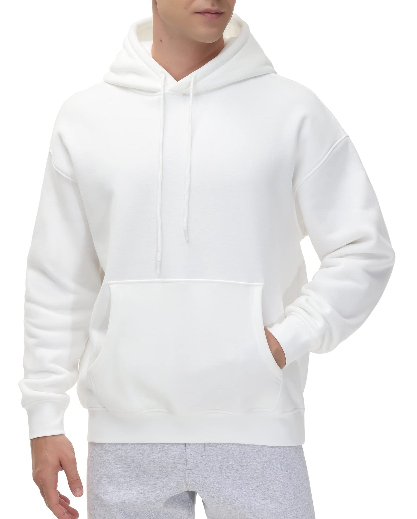 Men's Fleece Pullover Hoodie Loose Fit Ultra Soft