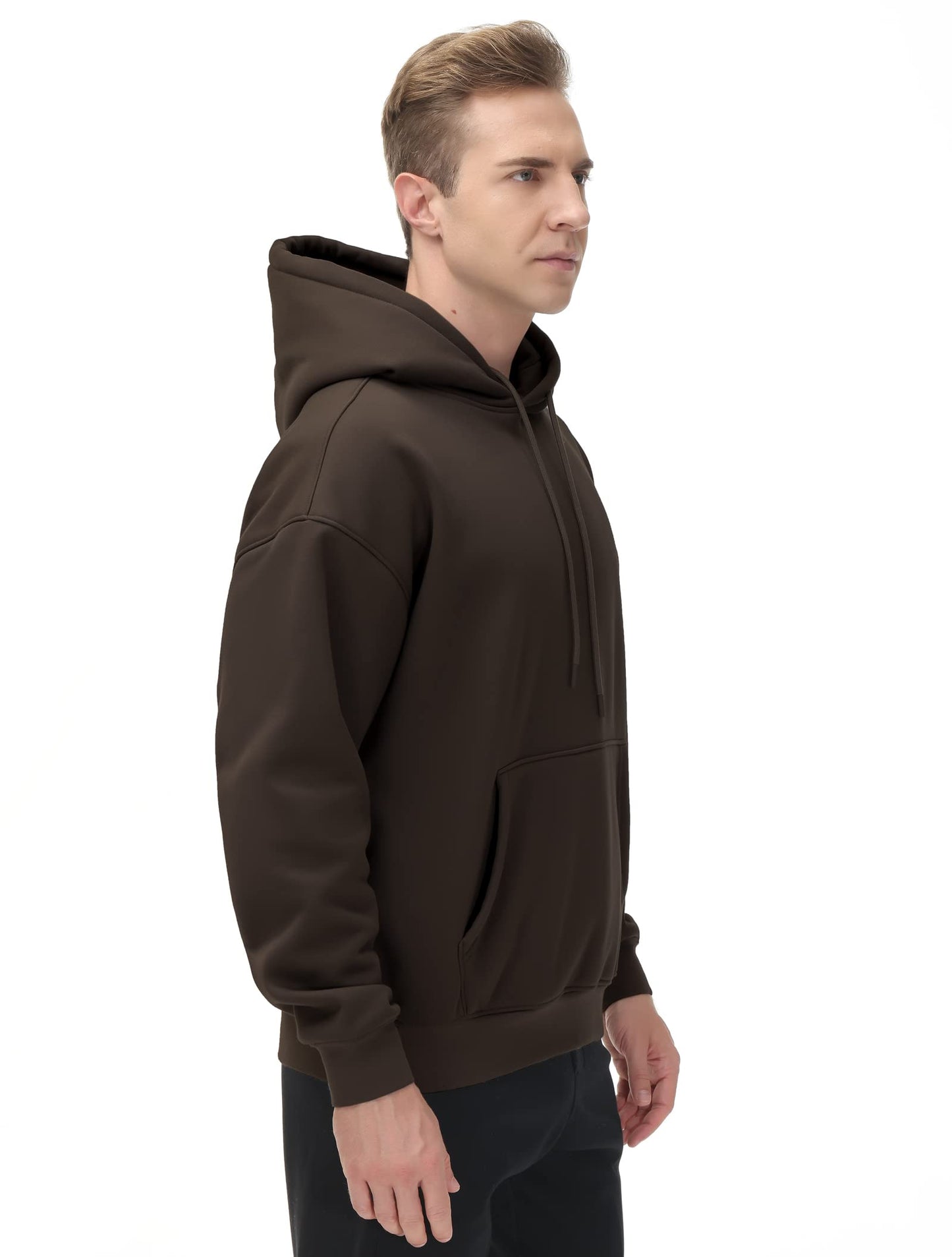 Men's Fleece Pullover Hoodie Loose Fit Ultra Soft