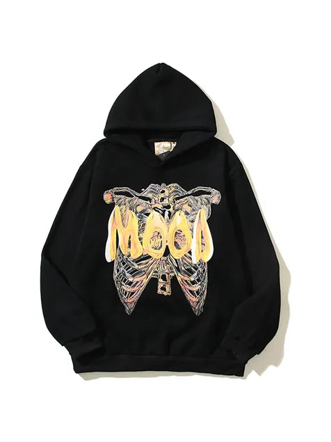 Not In The Mood Printed Hoodie