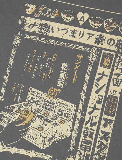 Mens 90s Vintage Oversized Shirts Unisex Harajuku T Shirt Print Graphic Tees