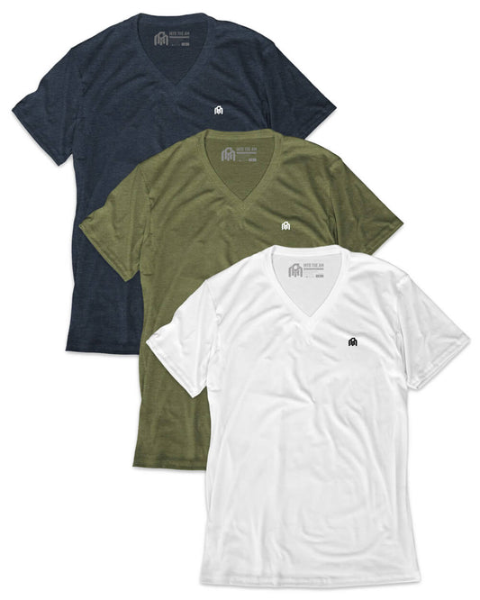 Solid Color Mens Tee Classic Crewneck Wardrobe Staple