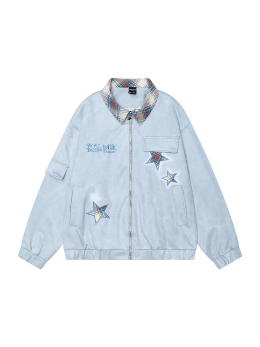 Star Embroidered Jacket for Women