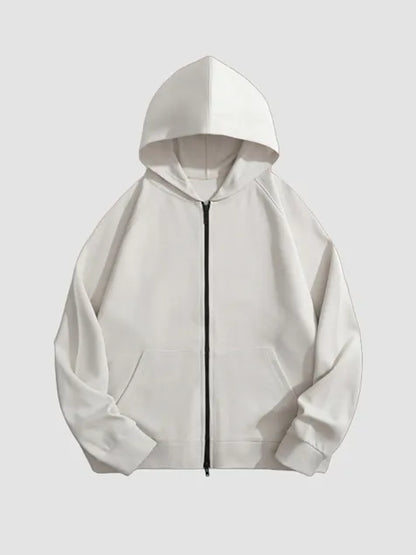 400g Cotton Zip-up Hoodie