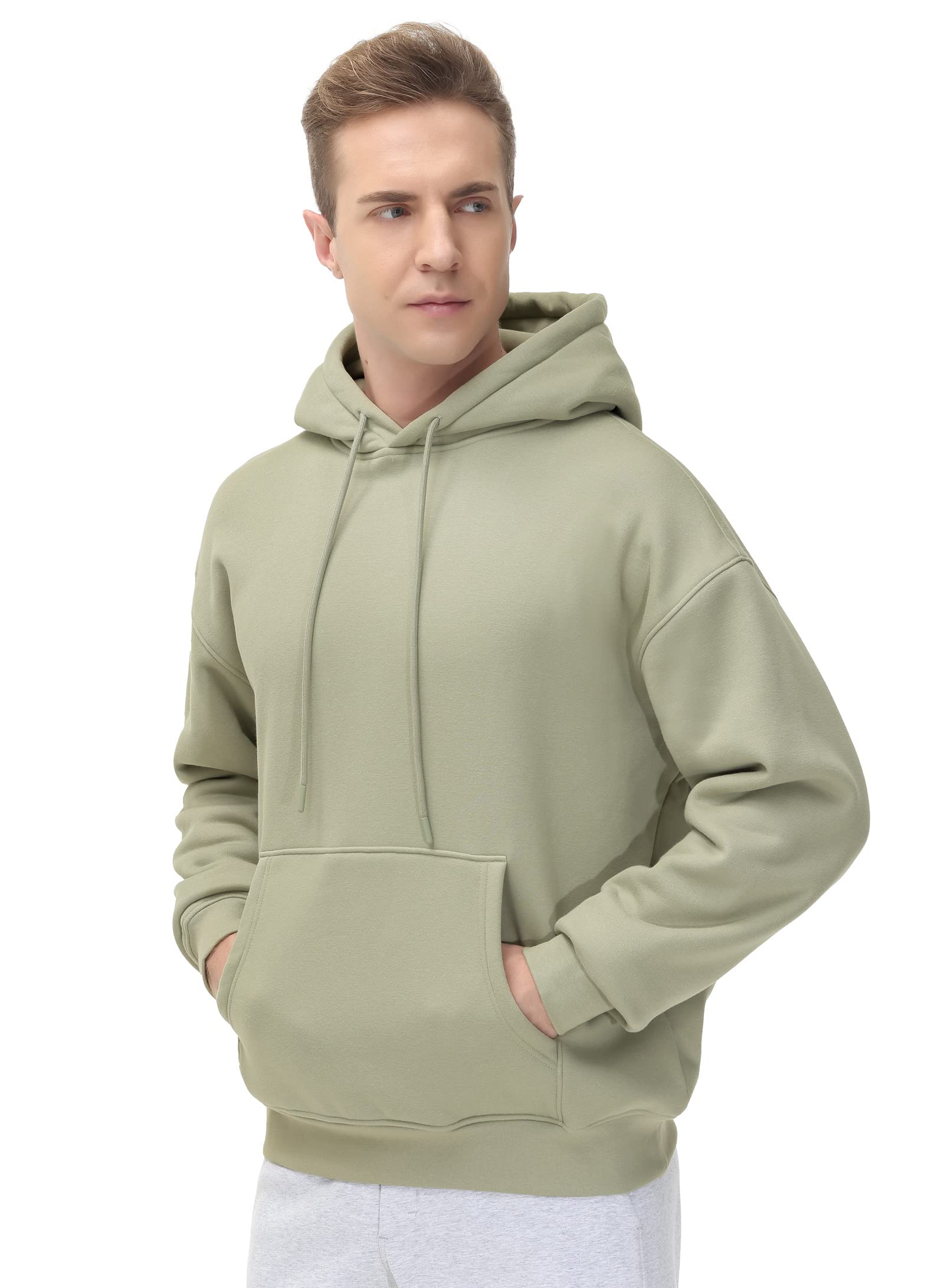 Men's Fleece Pullover Hoodie Loose Fit Ultra Soft
