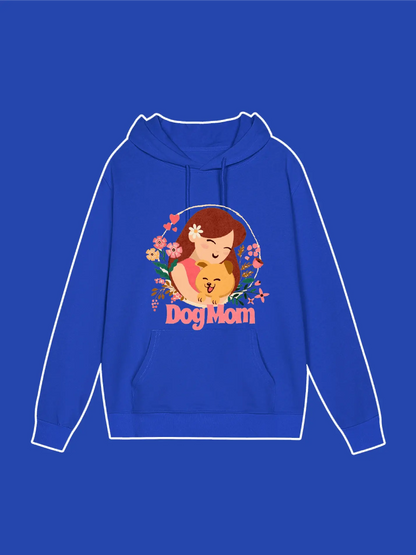 Dog and Mom Graphic Hoodie