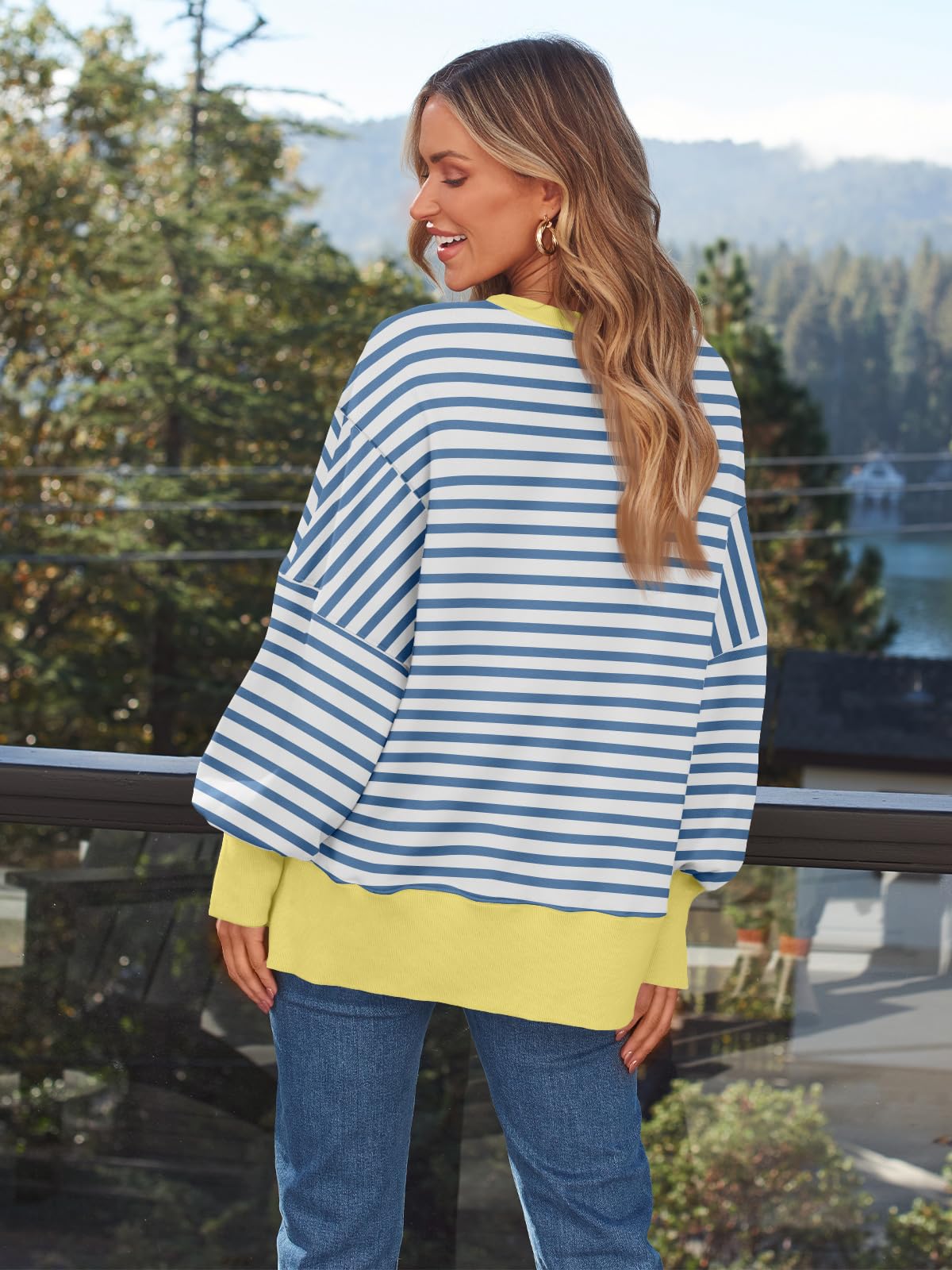 Womens Oversized Sweatshirts Hoodies Crewneck Shirts Fall Outfits